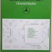 270 - DEPLIANT MERCEDES BENZ STAND IAA 1981