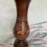 Vaso in legno massiccio