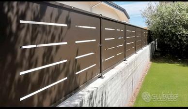 recinzione con lamiera laser 