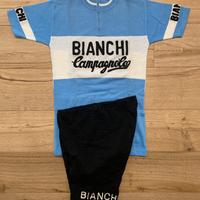 Maglia Bianchi Campagnolo con pantaloncini