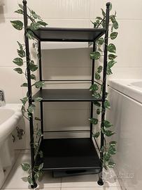 IKEA FRÖSJÖN scaffale bagno nero 40x96 cm