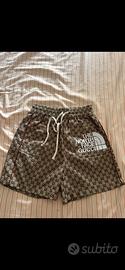 Pantaloncino Gucci x the north face