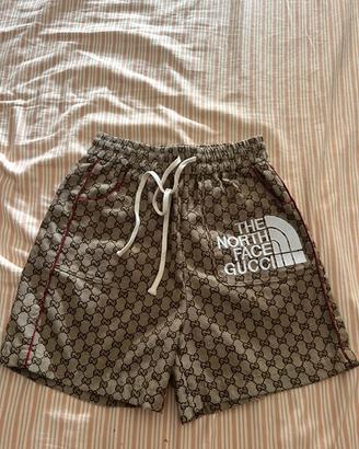 Pantaloncino Gucci x the north face