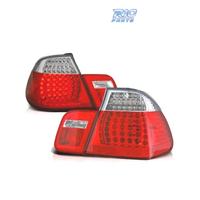 FANALI BMW E46 01-05 LED ROSSO CROMATO LOOK M3