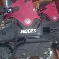 Pattini in linea Roces - con custodia originale