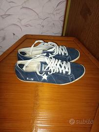 Scarpe sneakers all star basse 42 blu jeans unisex