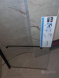 Porta vetro per box doccia
