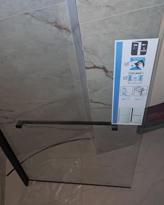 Porta vetro per box doccia