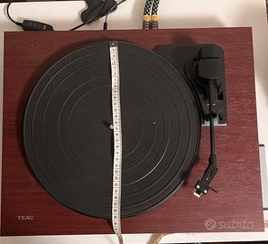 TEAC TN-180BT Giradischi Bluetooth Ciliegio Rosso