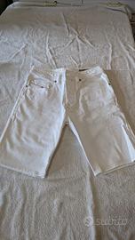 Bermuda di jeans Diesel, bianchi, taglia 29, usati