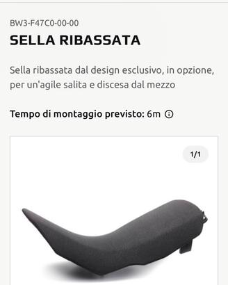 Sella bassa per tenere 700