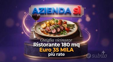 risto bar 180 mq anche rate-