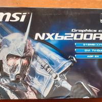Scheda Video Nvidia msi Geforce NX6200AX 512 AGP