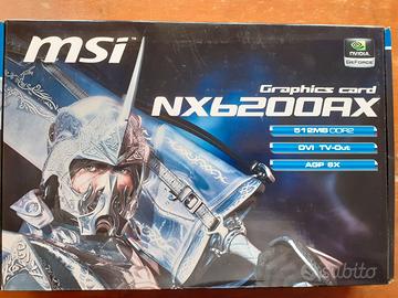 Scheda Video Nvidia msi Geforce NX6200AX 512 AGP