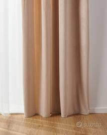 Set Tende Velluto Beige  140x260 cm