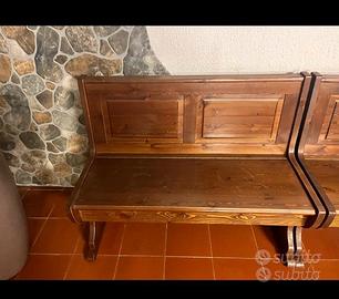 Cassapanca in legno