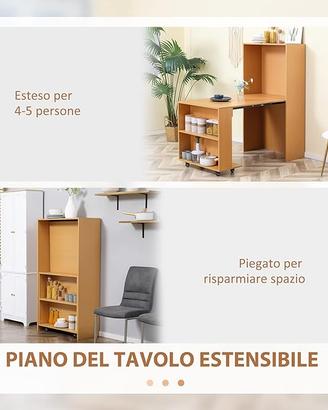 Tavolo Pieghevole Salvaspazio A Scomparsa