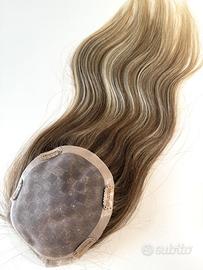 Hair topper in capelli veri sfumati per volume