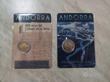 COPPIA COINCARD 2€ ANDORRA 2019
