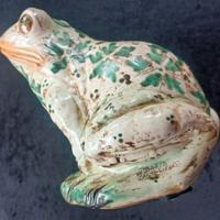 Grande rana in ceramica - E.Boria - Caltagirone -