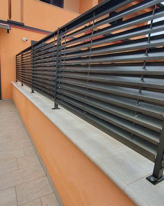 Ringhiera ferro zincato 11m moderna balcone Avola!