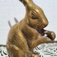 Coniglio in ottone vintage