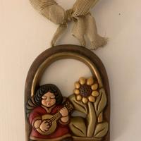 THUN statuina con angelo e girasole