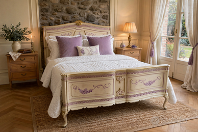 Antico Letto Decorato a Mano – Primi '900