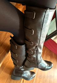 Stivali alti marroni- nr 36