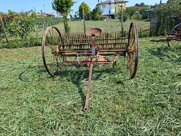 Rastrello meccanico per fieno