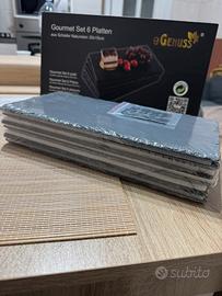 Set piatti in ardesia