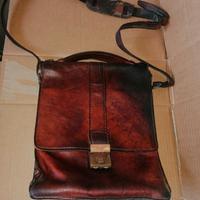 Borsello Borsa tracollo in pelle Vintage