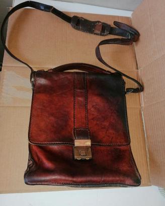 Borsello Borsa tracollo in pelle Vintage
