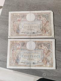 2 Banconote 100 Francs