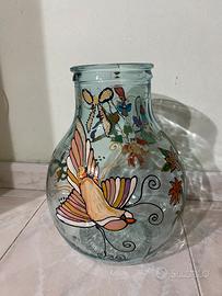giara vintage dipinta a mano