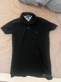 Polo Tommy Hilfiger Slim Fit Nera