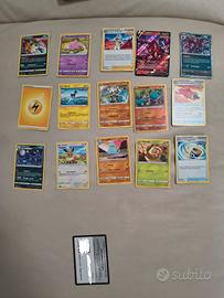 Lotto 14 carte Pokemon  (regno glaciale e altre)