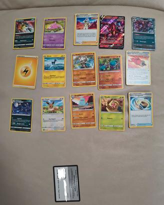 Lotto 14 carte Pokemon  (regno glaciale e altre)