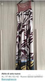 Abito misto seta Biancoghiaccio 