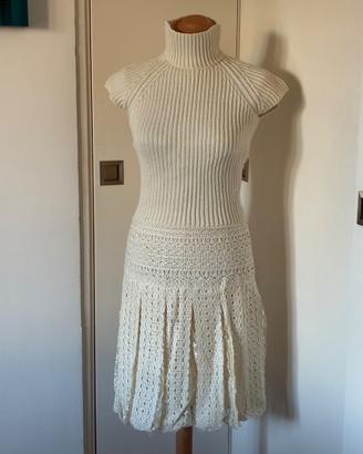 Abito VALENTINO in Maglia Panna