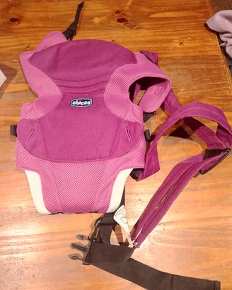 pappa calda e zaino baby carrier chicco