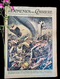 La Domenica del Corriere 30 giugno 1957  Tornado