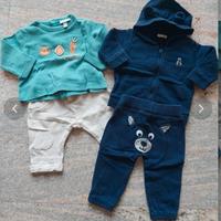 set abbigliamento autunno/inverno 0/6 mesi