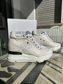 Sneakers con zeppa Ruco Line R-Evolve in pelle