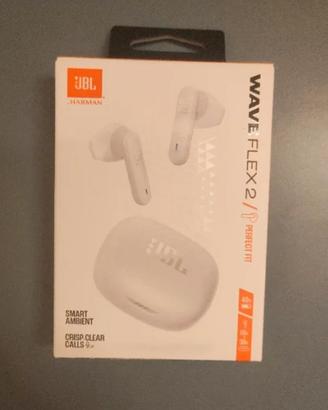 JBL WAVE FLEX 2 Auricolari Wireless Bianchi