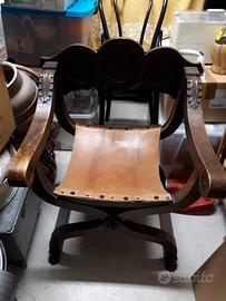 Sedia dantesca fine '800