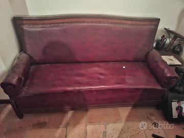 Divano letto vintage anni '30 - '40. Da restaurare