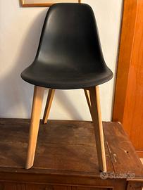 Coppia di sedie moderne stile  nordico