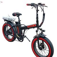 Fat-bike Energia 250w 36v 10ah nero/rossa