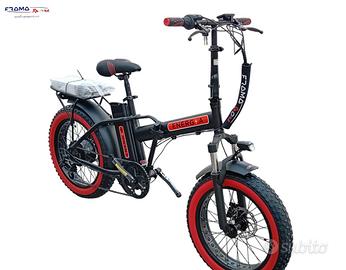 Fat-bike Energia 250w 36v 10ah nero/rossa